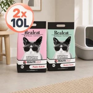Katzenstreu Bentonite Babypuder & Marseille Duft 2x10L Klumpend geruchsreduzier.
