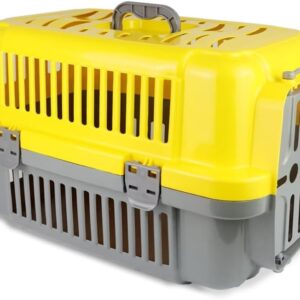 Transportbox Katze Hundetransportbox für Auto Praktische Katzentransportbox